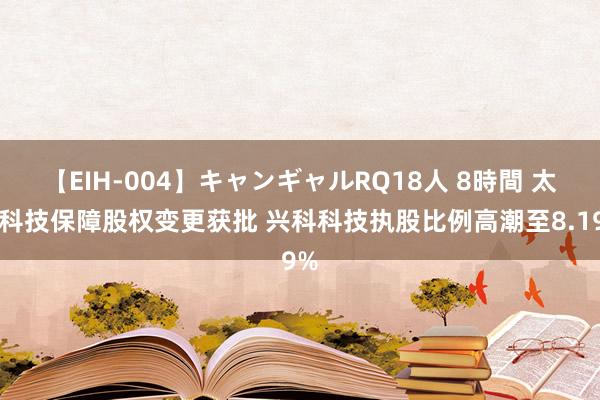 【EIH-004】キャンギャルRQ18人 8時間 太平科技保障股权变更获批 兴科科技执股比例高潮至8.19%